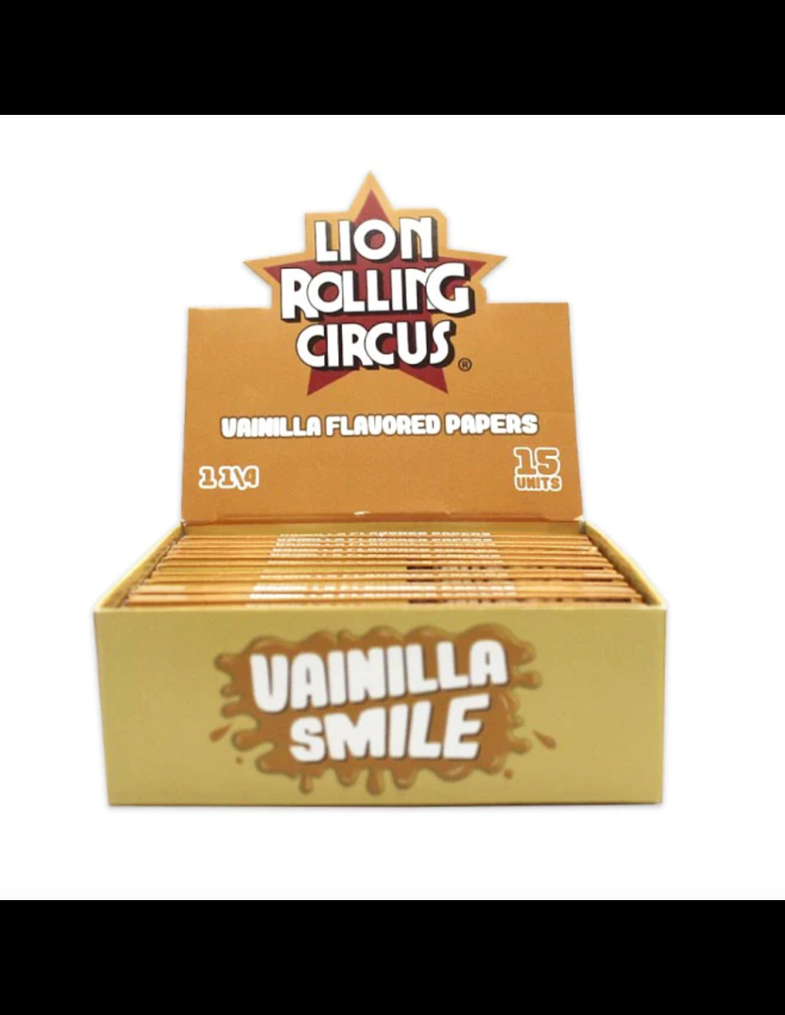 Papelillo 1 1/4 Vainilla Smile - Lion Rolling Circus