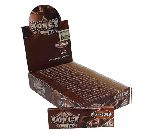 Caja de papelillos sabor chocolate con empaques individuales Juicy Jays 1 1/4