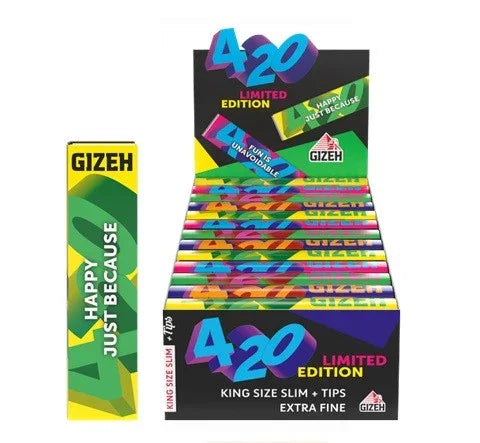 Papelillos Gizeh 420 Limited Edition King Size Slim + Tips