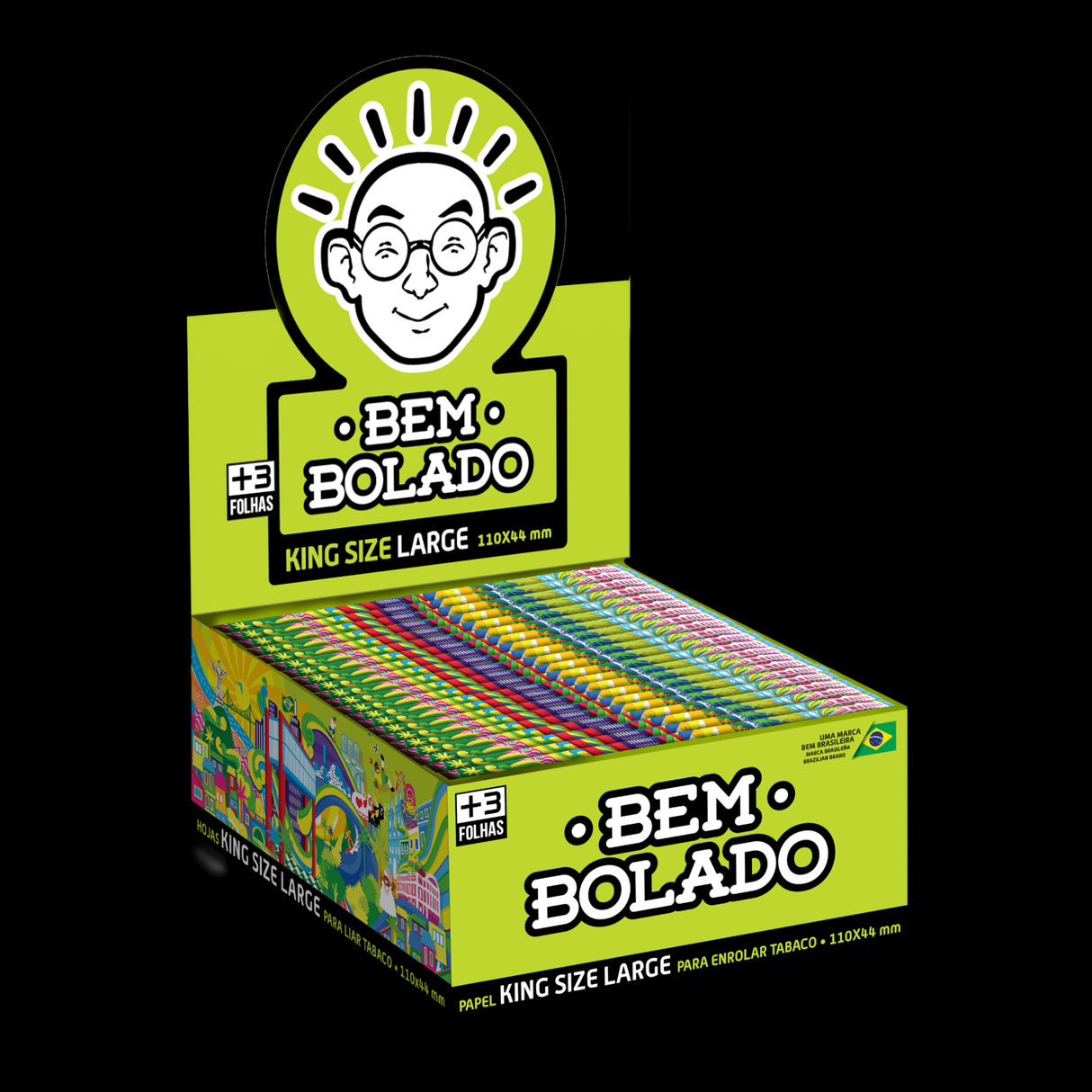 Papelillos Pop King Size Large - Bem Bolado