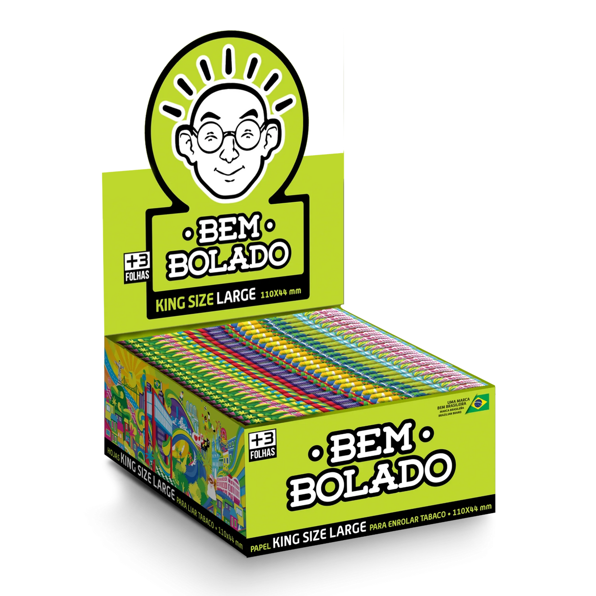 Papelillos Pop King Size Large - Bem Bolado