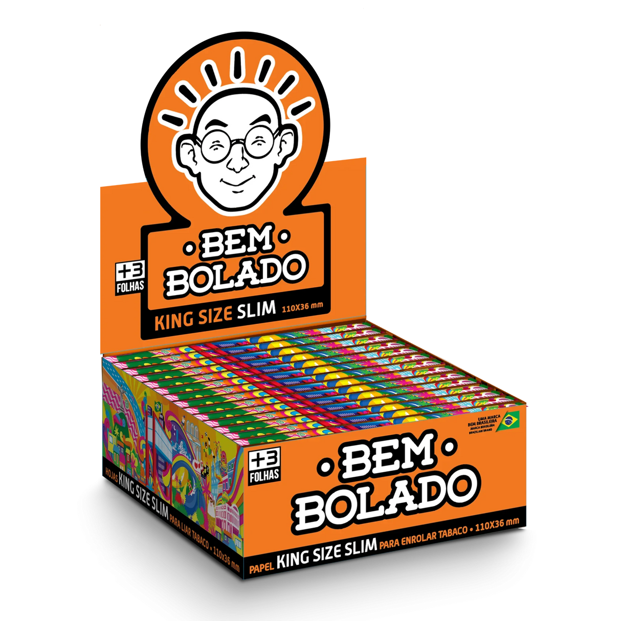 Papelillos Pop King Size Slim - Bem Bolado