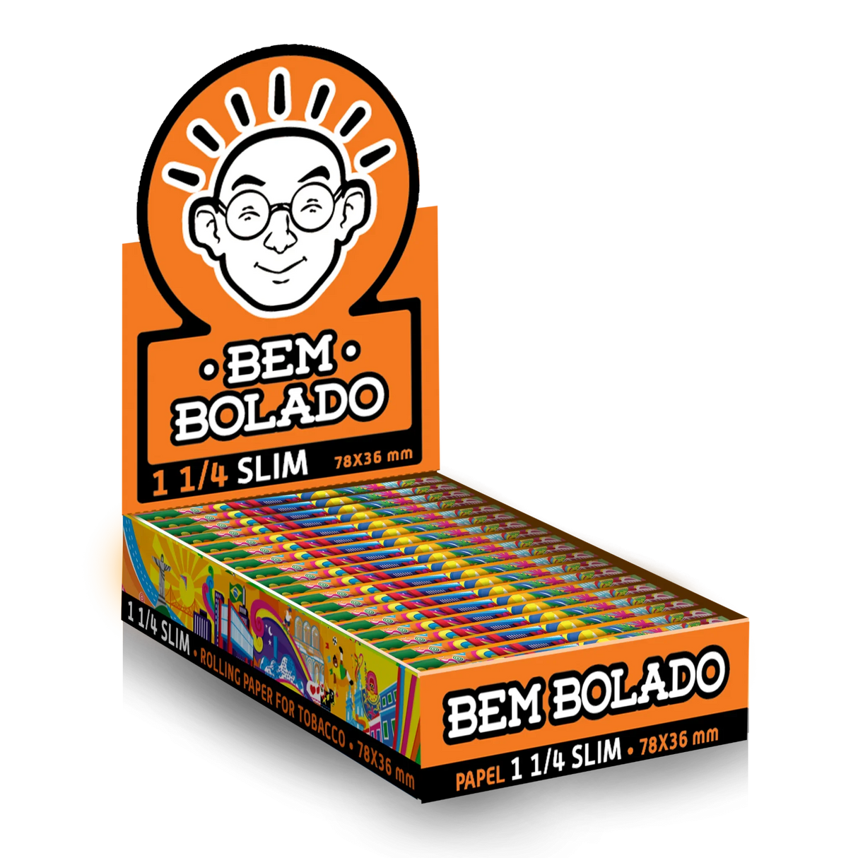 Papelillos Pop Slim 1 1/4 - Bem Bolado