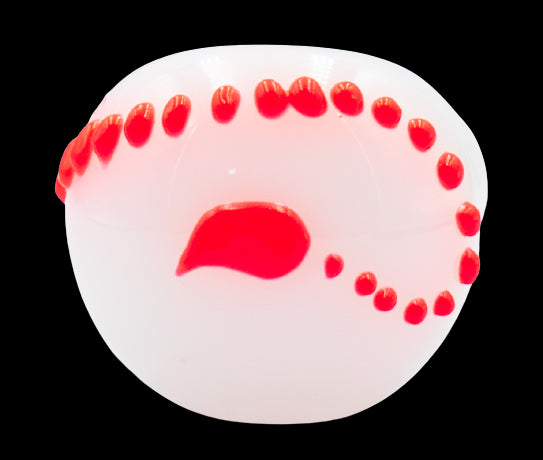 Pipa 10cm Pyrex Escorpio Fluorecente Naranja