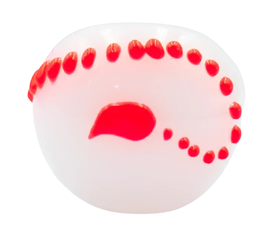 Pipa 10cm Pyrex Escorpio Fluorecente Naranja