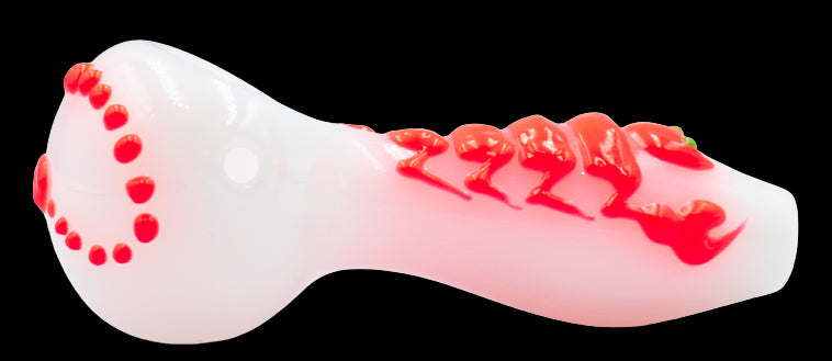 Pipa 10cm Pyrex Escorpio Fluorecente Naranja