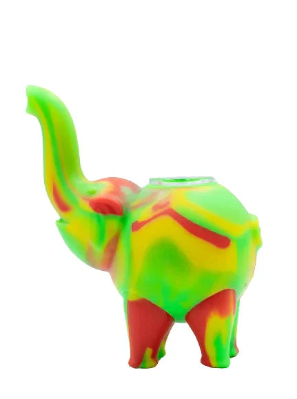 Pipa 12cm Silicona Elefante Rasta