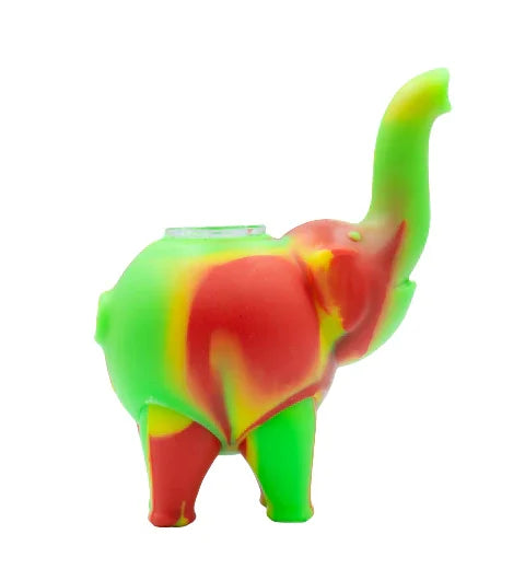 Pipa 12cm Silicona Elefante Rasta