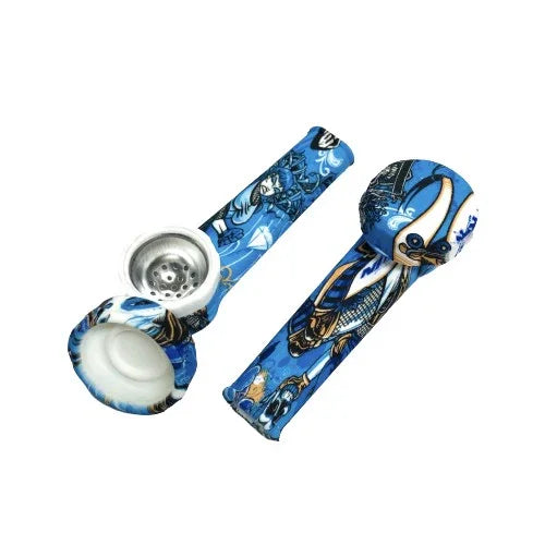 Pipa De Silicona 9 Cm WaterPrint Catrinas