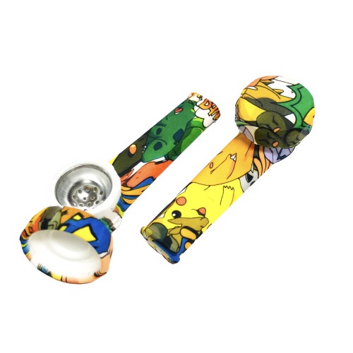 Pipa De Silicona 9 Cm WaterPrint Poke