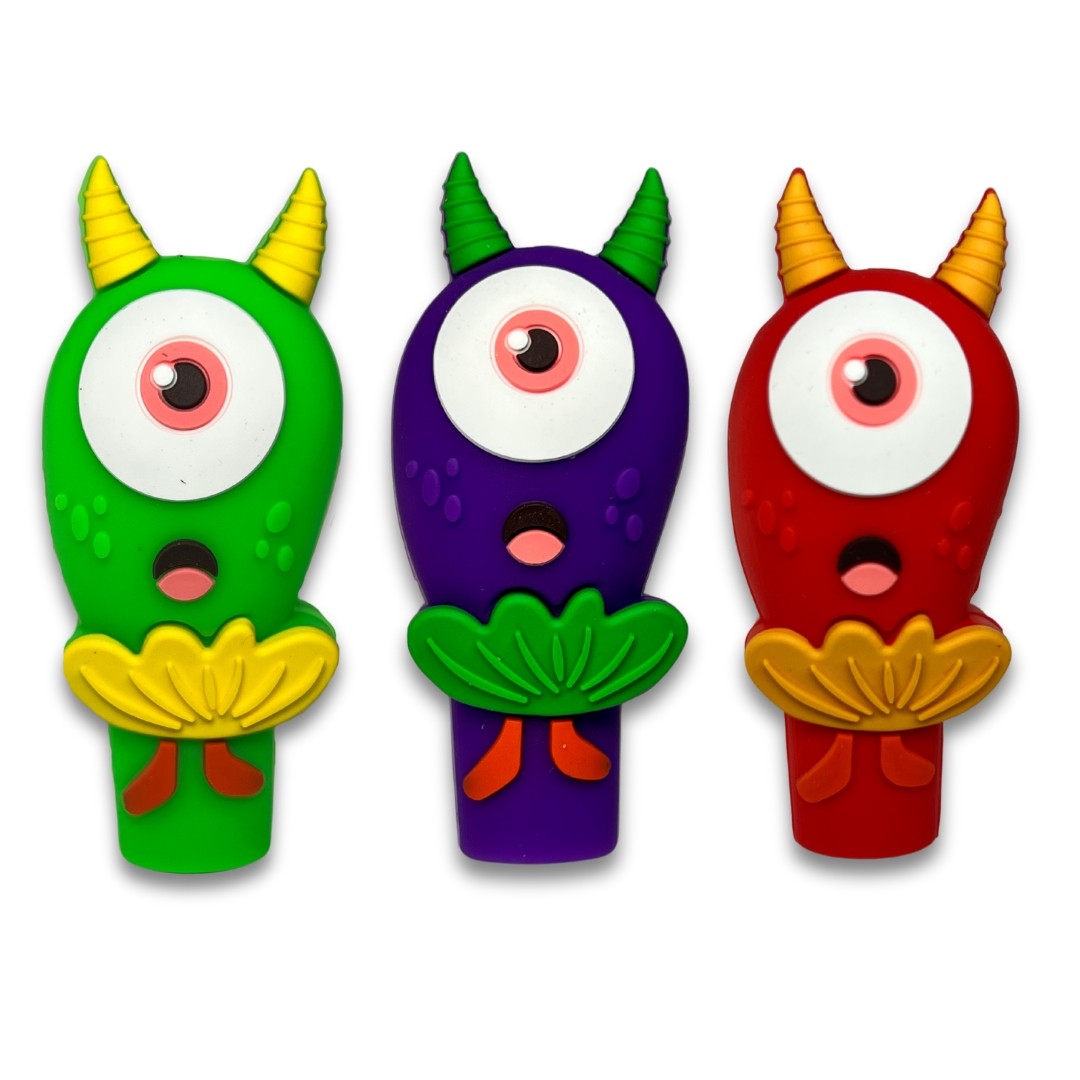 Pipa Monstruo De Silicona