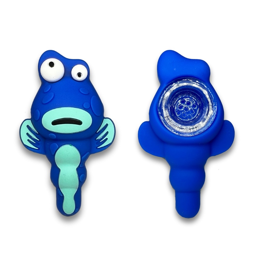 Pipa Pez De Silicona