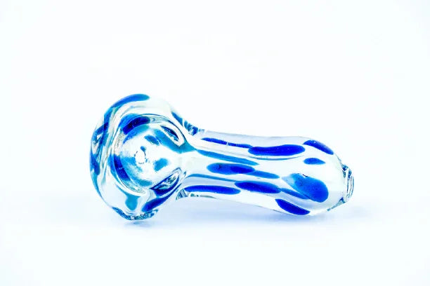 Pipa Pyrex 6 cms 3 Dalmata Blanca Azul