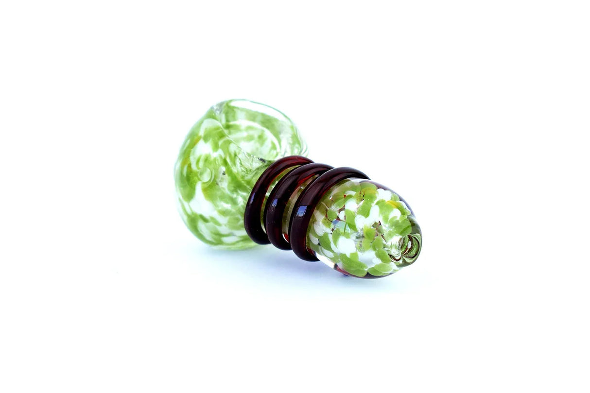 Pipa Pyrex 6 cms Cuerdas Verde