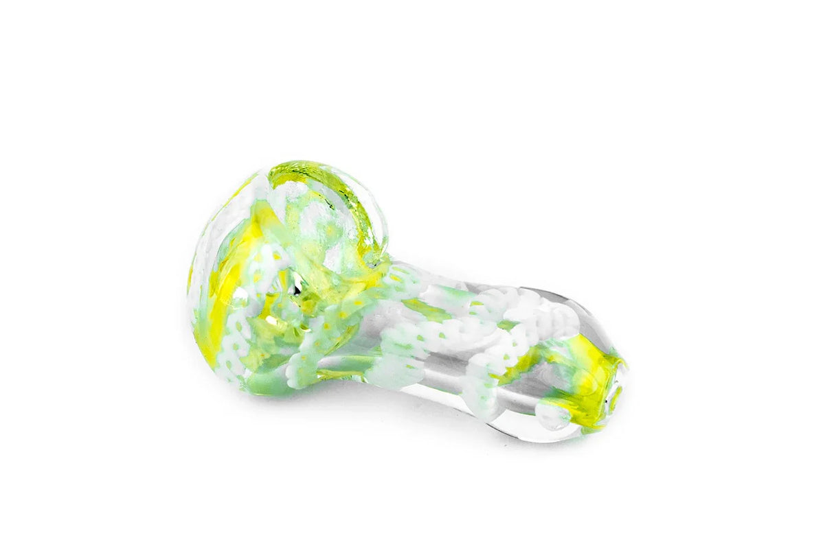 Pipa Pyrex 6 cms Serpiente Blanca