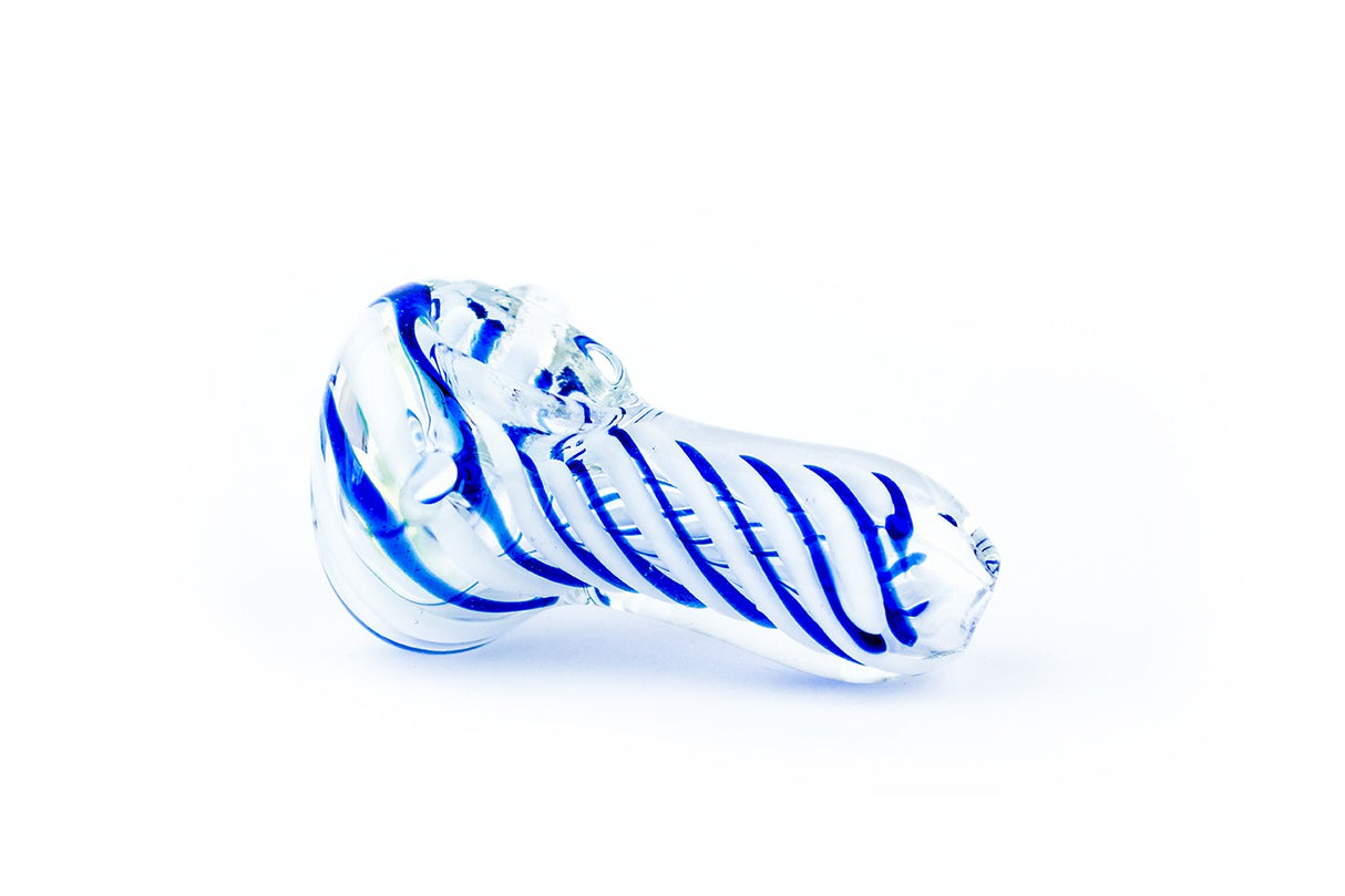 Pipa Pyrex 6 cms Torbellino II Blanca Azul