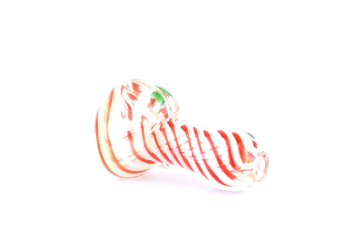 Pipa Pyrex 6 cms Torbellino II Roja Blanca