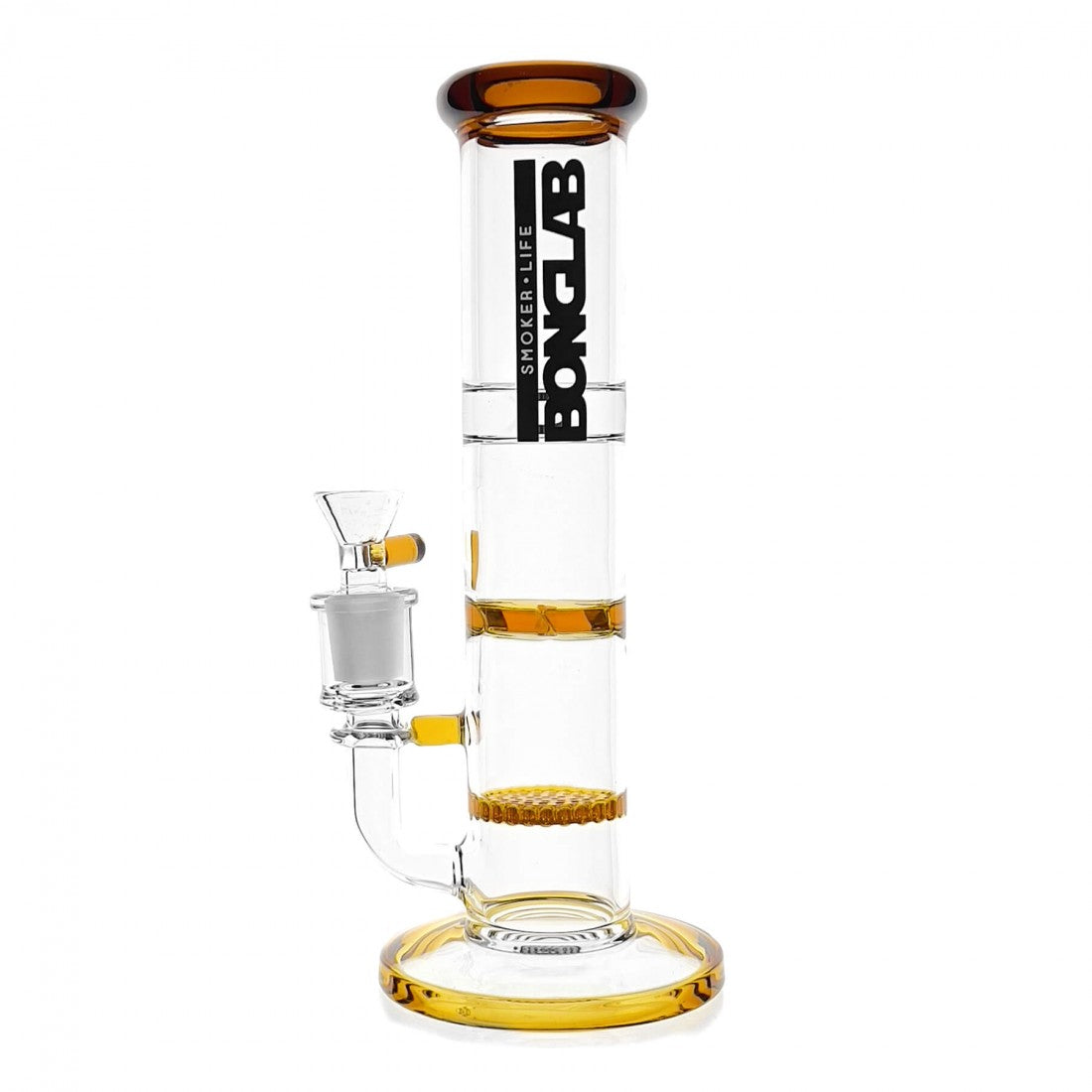 Bong Pocket Twister 26cm Amber - Bonglab