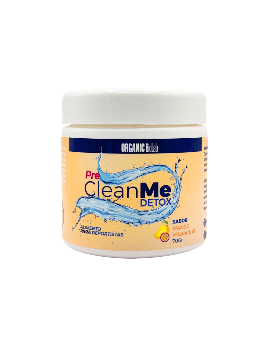 Pre CleanMe Detox Sabor Mango Maracuyá - Organic BioLab