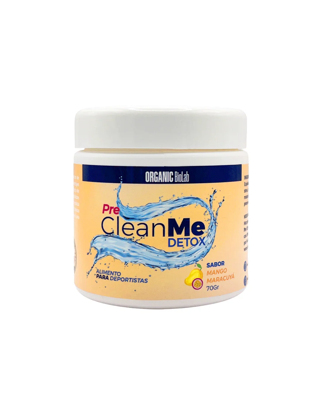 Pre CleanMe Detox Sabor Mango Maracuyá - Organic BioLab