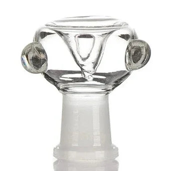 quemador de vidrio pyrex redondo de 14 mm hembra para bong o pipa, pieza transparente