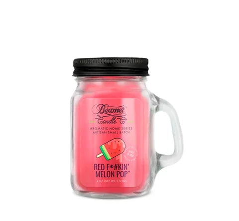 Vela Small Red Fkin Melon Pop - Beamer Candle