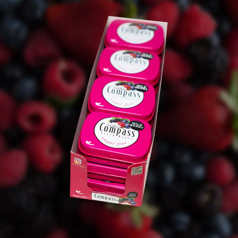 Mentitas Compass Frutos del Bosque 50u