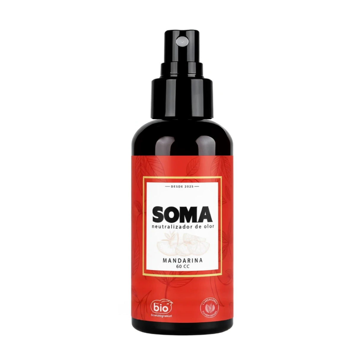Soma Spray Mandarina 60cc - BioEcological - vista frontal