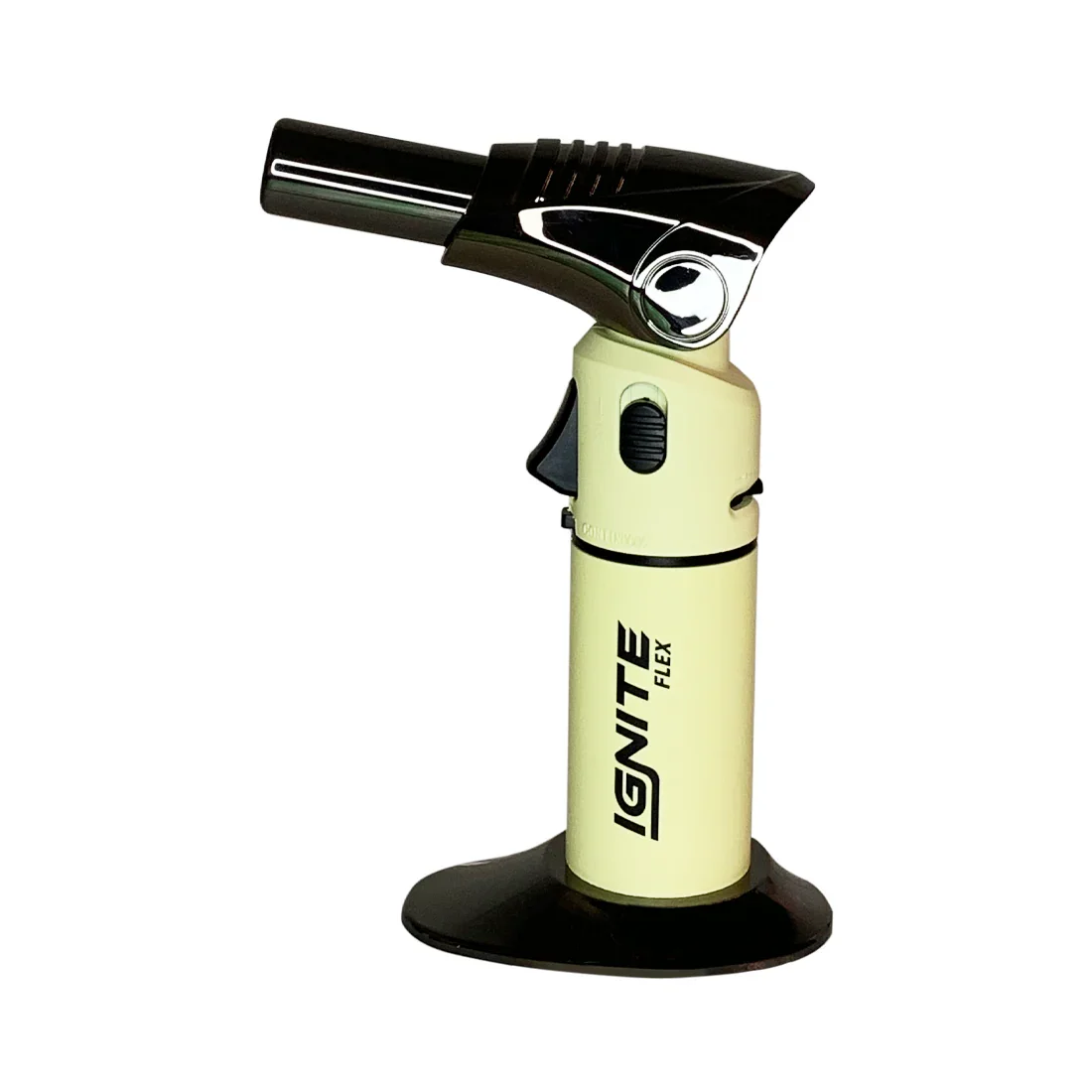 Soplete encendedor flex blanco con base estable para cultivo indoor, accesorio de growshop