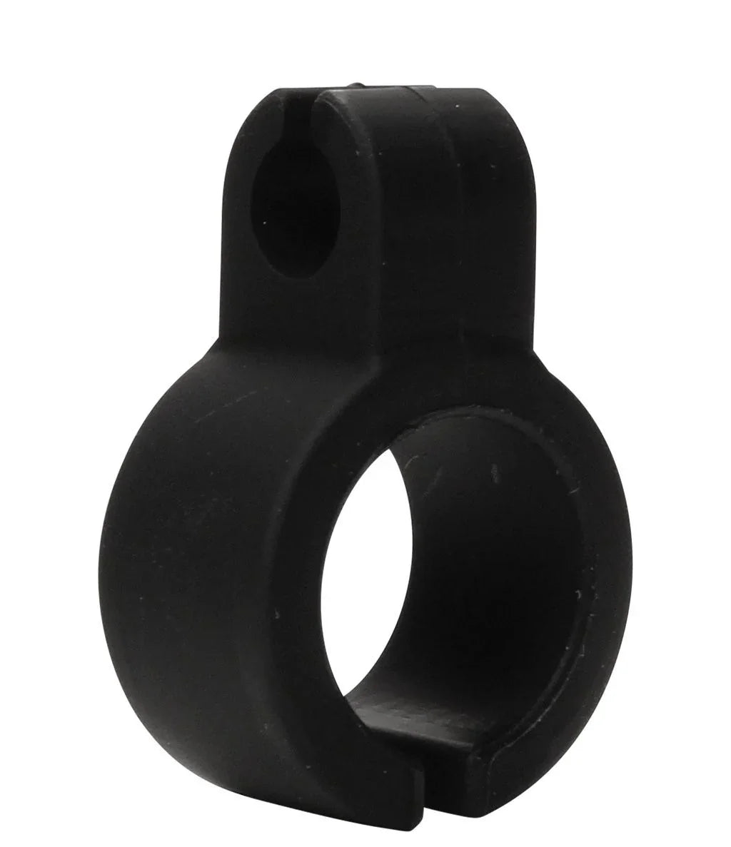 soporte de silicona negro para cigarrillos, diseño circular y compacto