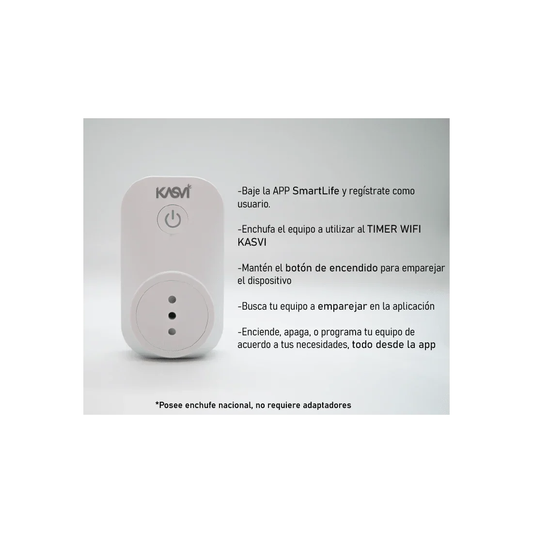 Temporizador Wifi - Kasvi