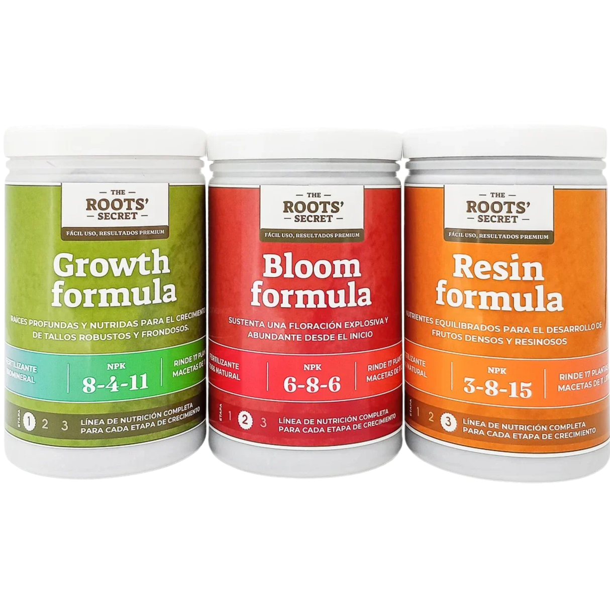 Pack De Fertilizantes Try-pack The Roots Secret
