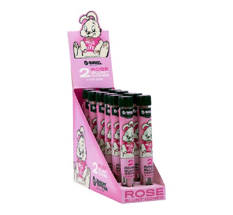 Tubo Cono Blunts x2 Petalos de Rosa G-Rollz