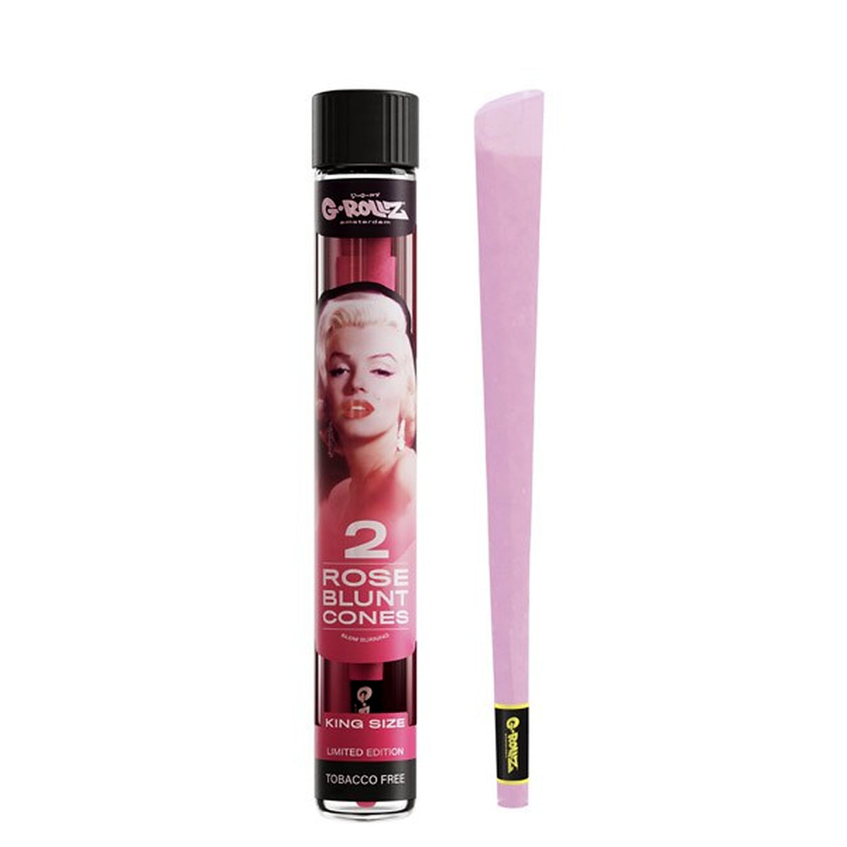 Tubo Cono Blunts x2 Rose Fabulous Face Marilyn G-Rollz - vista 1
