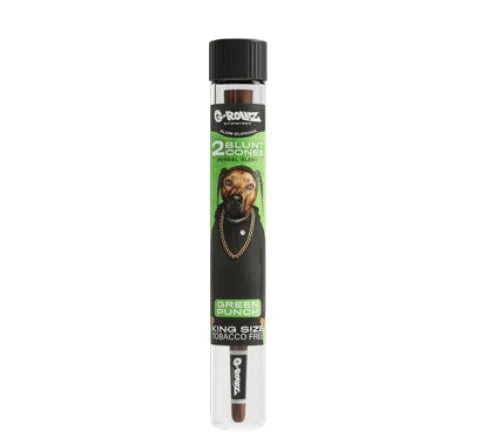 Tubo Cono Herbal Blunts x2 Green Punch Pets G-Rollz