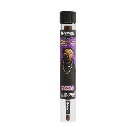 Tubo Cono Herbal Blunts x2 Purple Haze Pets G-Rollz