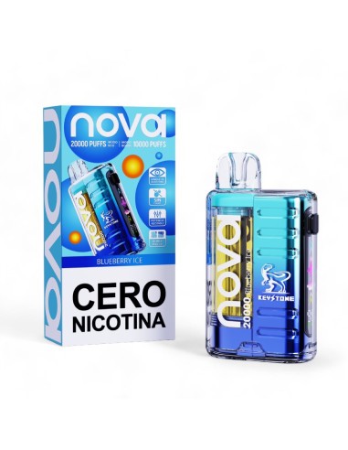 Vape Desechable Nova 20.000 Pff 0% nic - Blueberry Ice