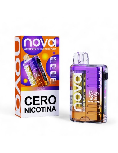 Vape Desechable Nova 20.000 Pff 0% nic - Mango