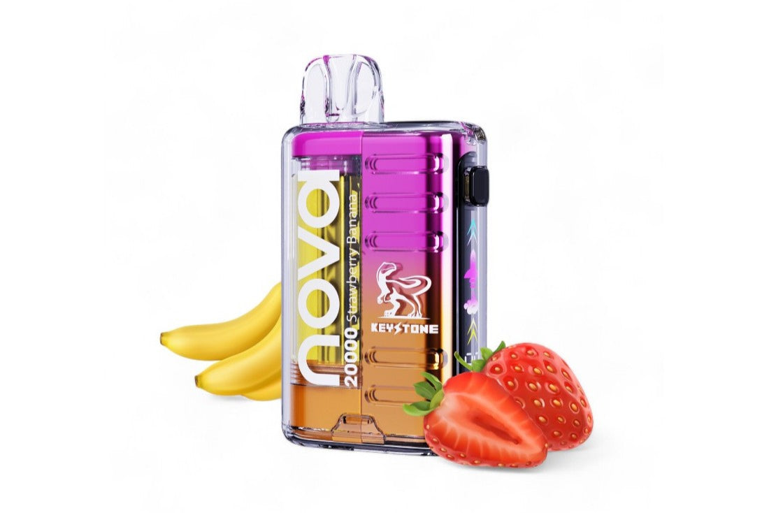 Vape Desechable Nova 20.000 Pff 0% nic - Strawberry Banana