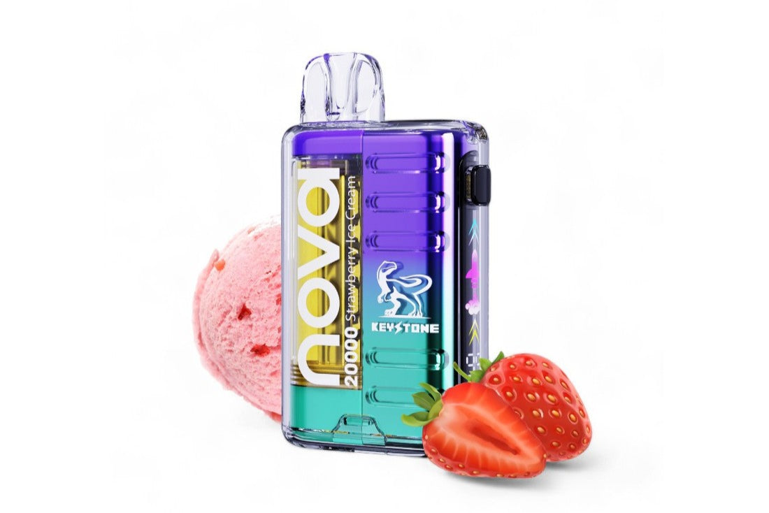 Vape Desechable Nova 20.000 Pff 0% nic - Strawberry Ice Cream