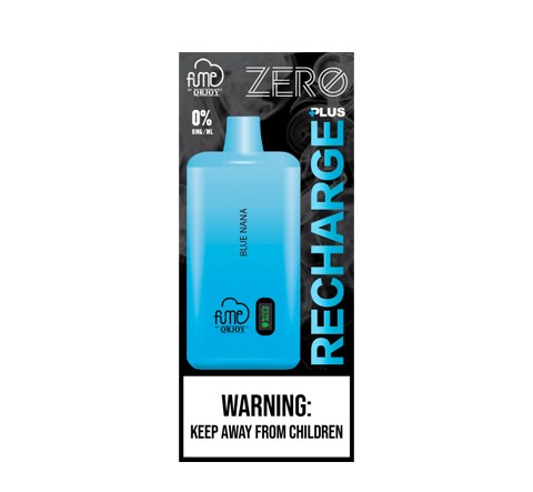 Vape Fume 10.000 Puff Recharge Plus 0% Nic Blue Nana
