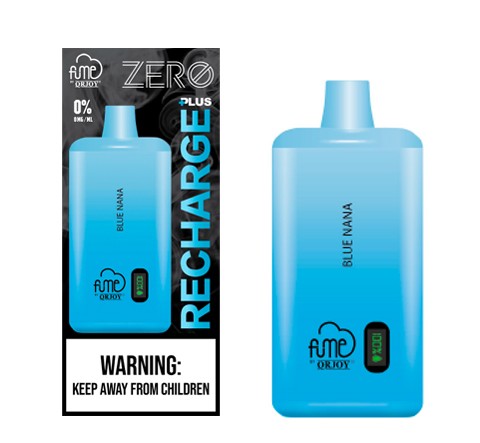 Vape Fume 10.000 Puff Recharge Plus 0% Nic Blue Nana
