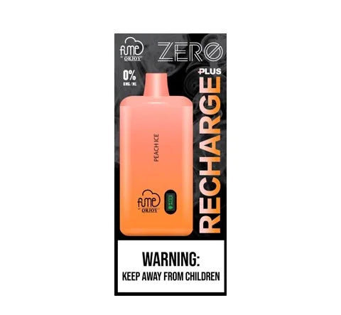 Vape Fume 10.000 Puff Recharge Plus 0% Nic Peach Ice