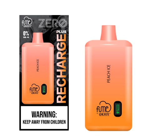 Vape Fume 10.000 Puff Recharge Plus 0% Nic Peach Ice