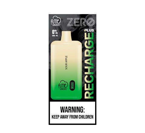 Vape Fume 10.000 Puff Recharge Plus 0% Nic Sour Apple