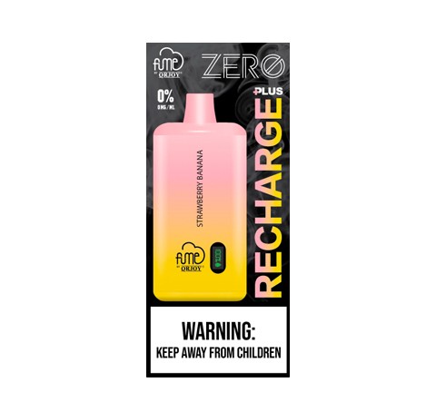 Vape Fume 10.000 Puff Recharge Plus 0% Nic Strawberry Banana