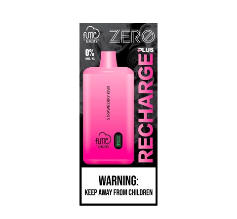 Vape Fume 10.000 Puff Recharge Plus 0% Nic Strawberry Kiwi
