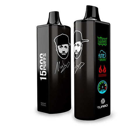 Vape Fume Nicky Jam 15.000 Puffs 0% Nic Black Hat Black Ice (Black Berries)