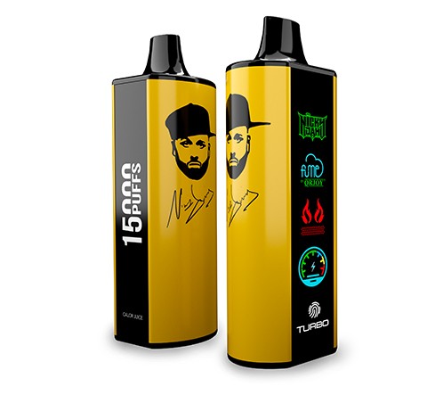 Vape Fume Nicky Jam 15.000 Puffs 0% Nic Calor Juice (Banana Pinneapple)
