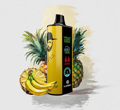 Vape Fume Nicky Jam 15.000 Puffs 0% Nic Calor Juice (Banana Pinneapple)